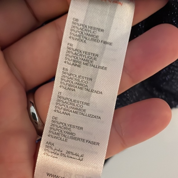 Yumi Long tunic metallic knitbutterfly and birds print long line oversized top - Picture 4 of 7